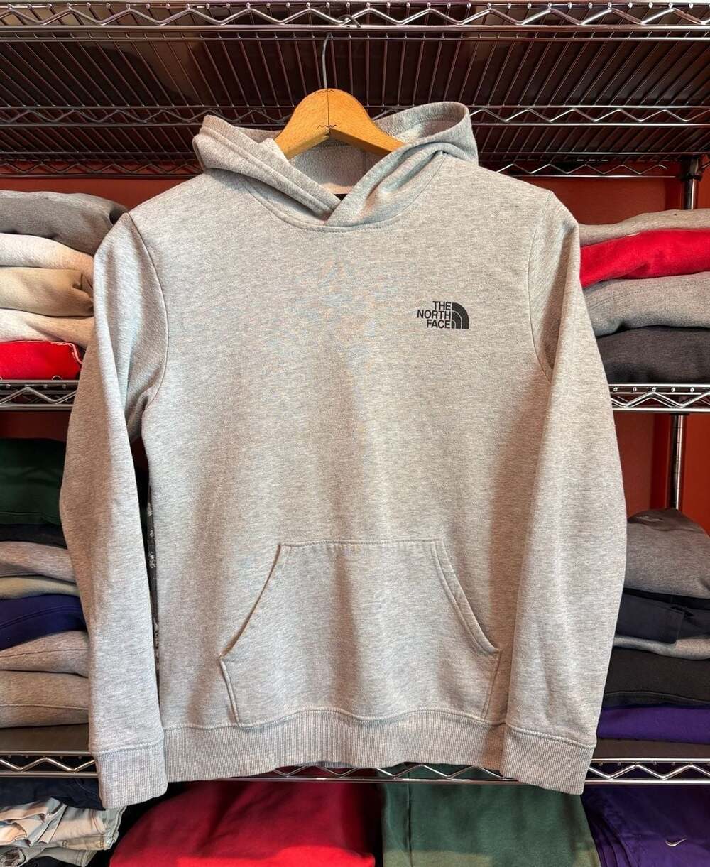 The North Face Mountain Pullover Hoodie Gray Large